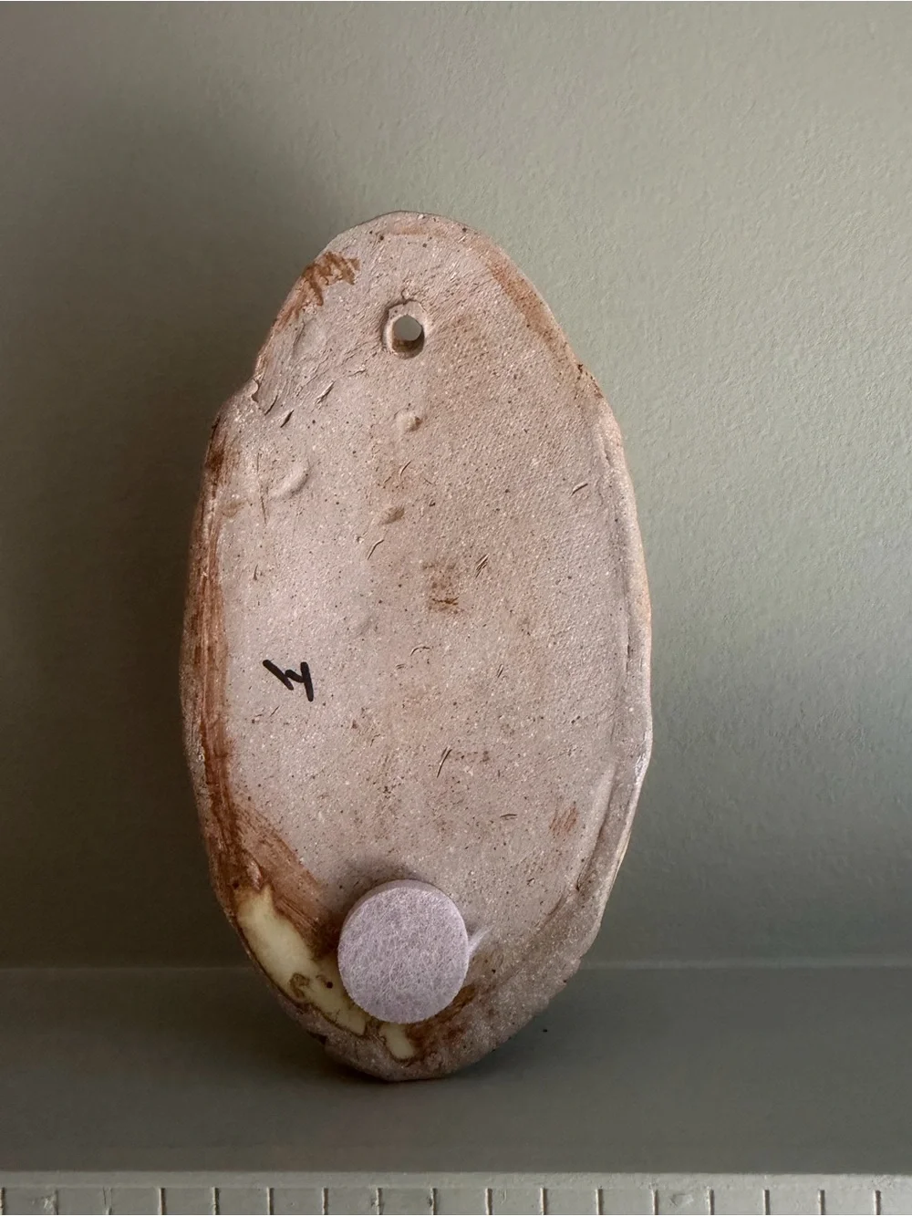Studio Art Pottery Wall Vase, Wall Pocket Decor